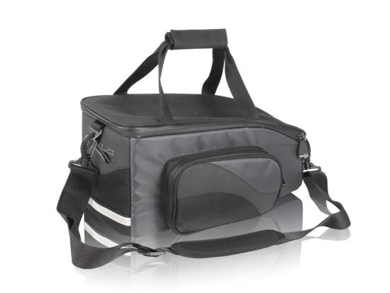 XLC Gepäckträgertasche carry more BA-S47 sz/anthrazit für XLC Systemgepäckträger