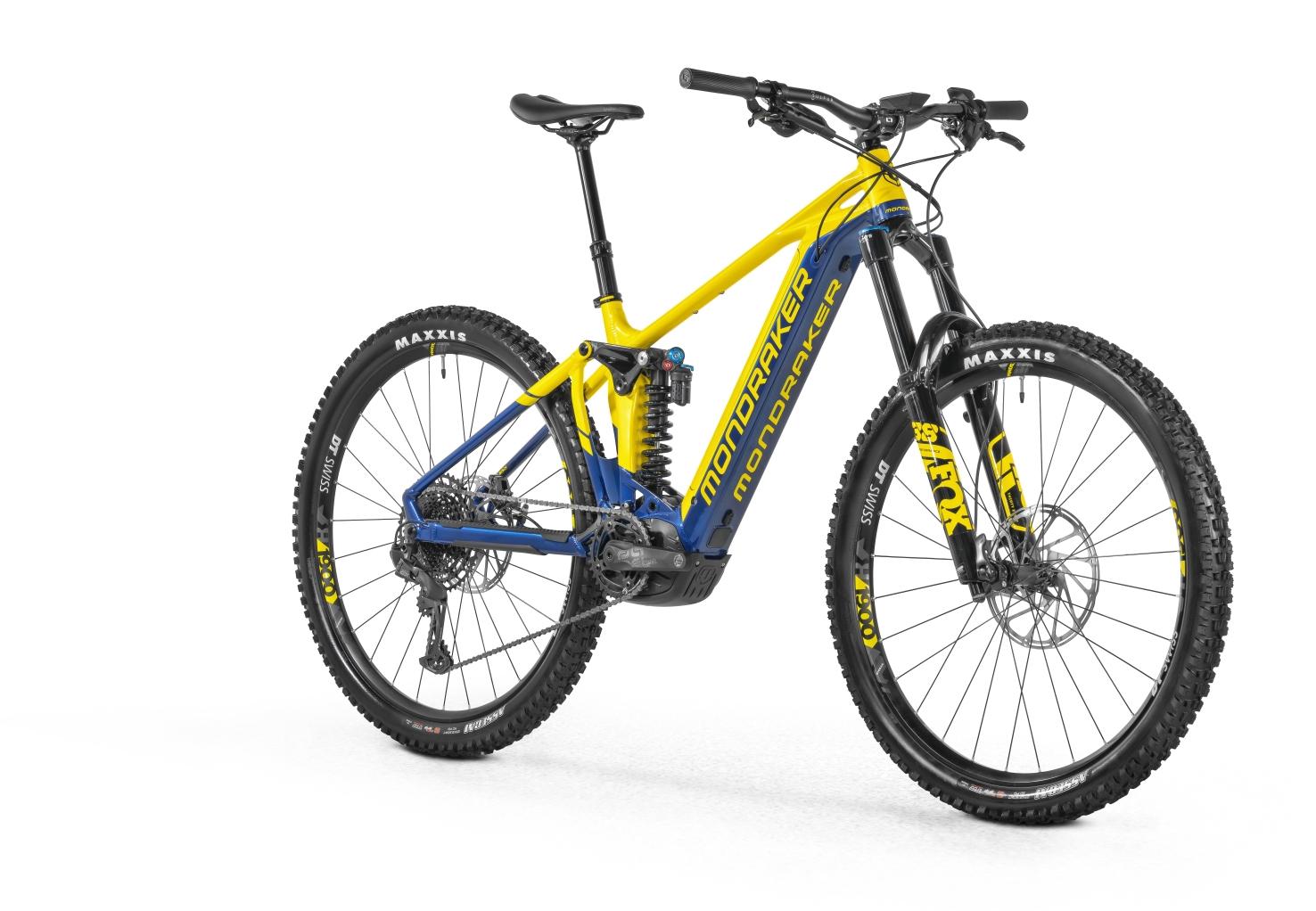 Mondraker LEVEL R T-M yellow-deepblue, gebraucht, wenige km