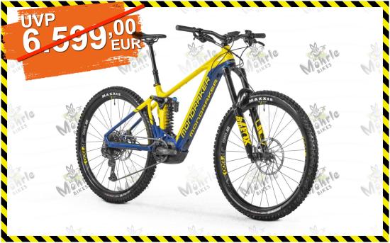 Mondraker LEVEL R T-M yellow-deepblue, gebraucht, wenige km