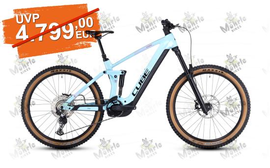 Cube Stereo Hybrid 160 HPC Race 750 27.5 iceblue´n´black