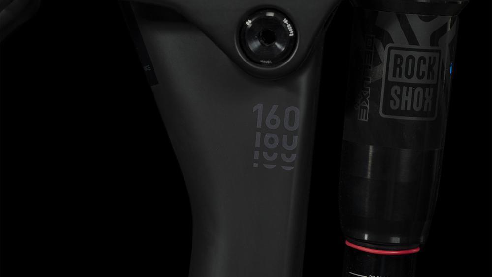 Cube Stereo Hybrid 160 HPC SLX 750 carbon´n´reflex, gebraucht, wenige KM, incl. Schloss + 1 Jahr Gewährleistung