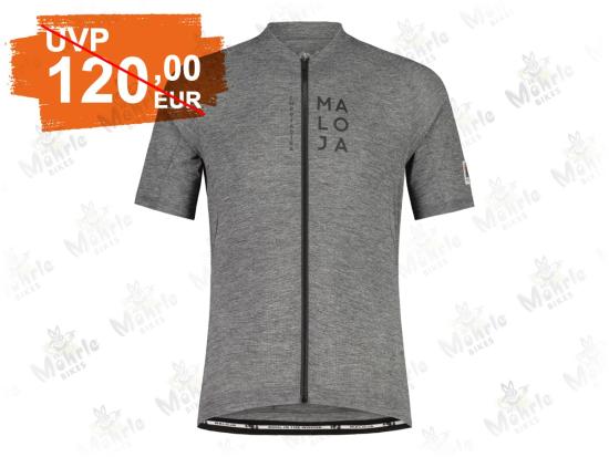 Maloja KarspitzeM. Cycle Jersey grey melange