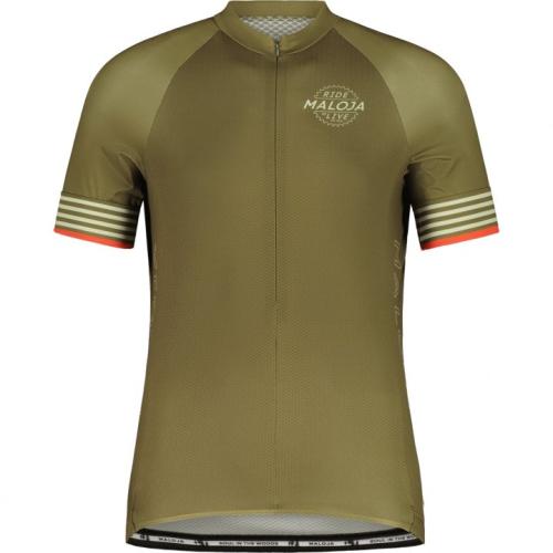 Maloja TeseroM. 1/2 Cycle Jersey moss - GröÃe: XXL