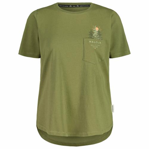 Maloja GlückskastanieM. Woman T-Shirt moss