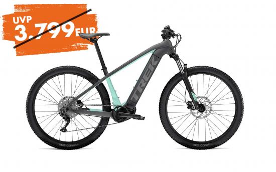 Trek Powerfly 4 625w Bosch CX Matte Solid Charocal/Matte Miami, gebraucht, wenig KM,  Faltschloss ABUS Bordo 6000K/90, Schutzblech, Akku Beleuchtung