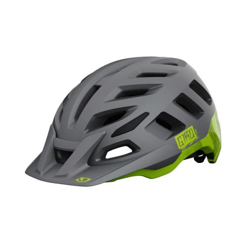 Helm Giro Radix mat metallic black/ano lime