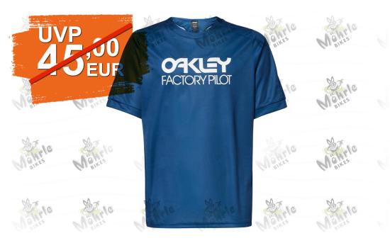 Oakley Factory Pilot Logo MTB SS Jersey Poseidon