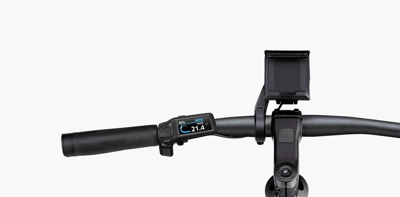 Riese und Müller Roadster touring black matt 56cm, Shim. Deore XT 11Gg., nur 23,5 kg incl. Gepäckträger, SmartphoneHub, Abus Shield Schlosskette und Tasche