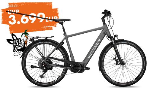 Victoria E-Touring 12.9. 12 Gg. Deore graphite grey matt - GröÃe: 50 cm