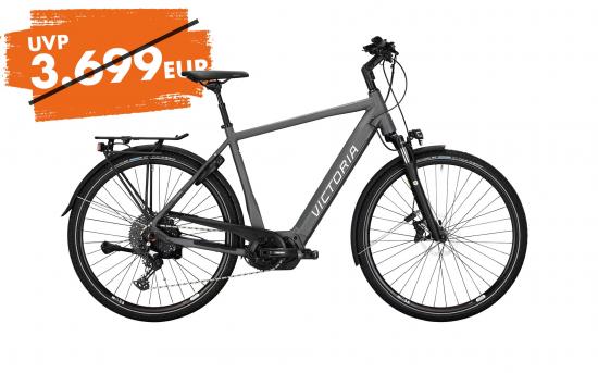 Victoria E-Touring 12.9. 12 Gg. Deore graphite grey matt