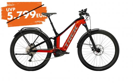 Trek Powerfly FS 4 Equipped Lava/Trek Black