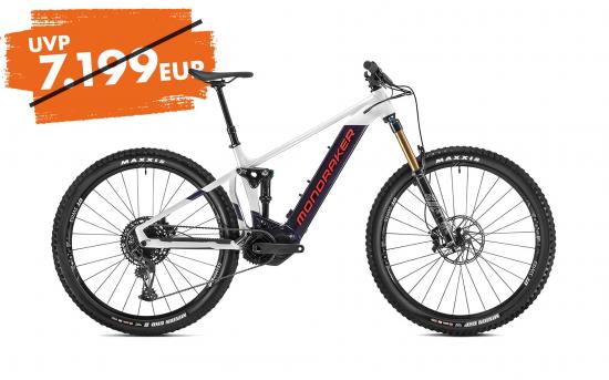 Mondraker DUSK SE White/Purple Dark/Red - Größe: L/45cm