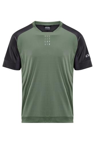 CUBE ATX Rundhalstrikot kurzarm oliveÂ'nÂ'grey