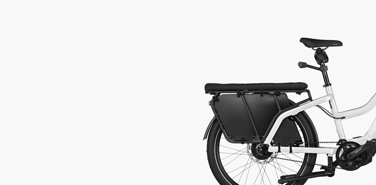 Riese & Müller Multicharger2 Mixte GT vario incl. Family Kit - pearl white/black matt / 47cm