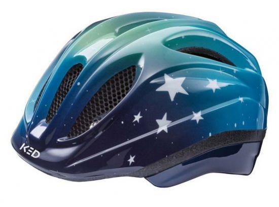 Helm KED Meggy II Trend stars blue green gloss