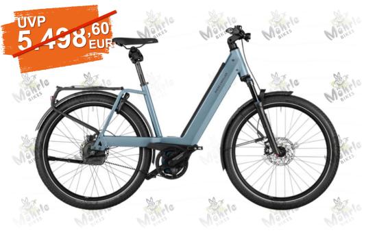 Riese und Müller Nevo4 GT touring ice blue 750Wh, Offroad Reifen, RX-Chip, Kiox 300 - Größe: Wave 51cm
