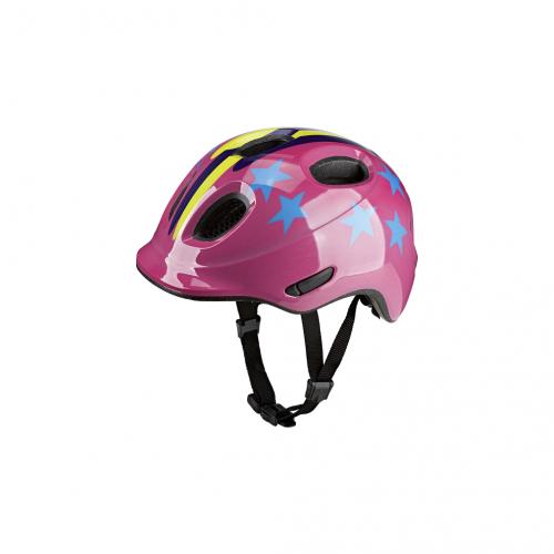 Helm KED Meggy Spark Stellar Stripes pink