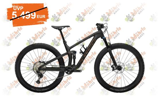 Trek Top Fuel 9.7 Matte Raw Carbon, Gebraucht, wenig KM