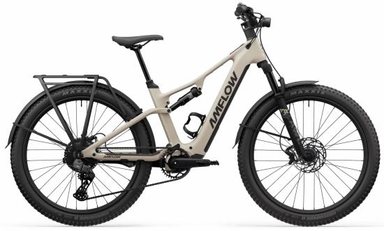 Amflow TL Carbon Avinox M2 E-MTB-SUV silica-beige, nur 22.6 kg *vorbestellbar in S/M + L/XL*
