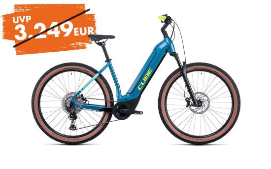Cube Reaction Hybrid Race 625 EE blueÂ'nÂ'lime