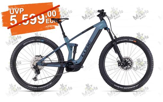 Cube Stereo Hybrid 140 HPC ABS 750 smaragdgrey´n´blue