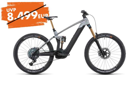 Cube Stereo Hybrid 160 HPC SLT 750 27.5 prizmsilverÂ'nÂ'carbon