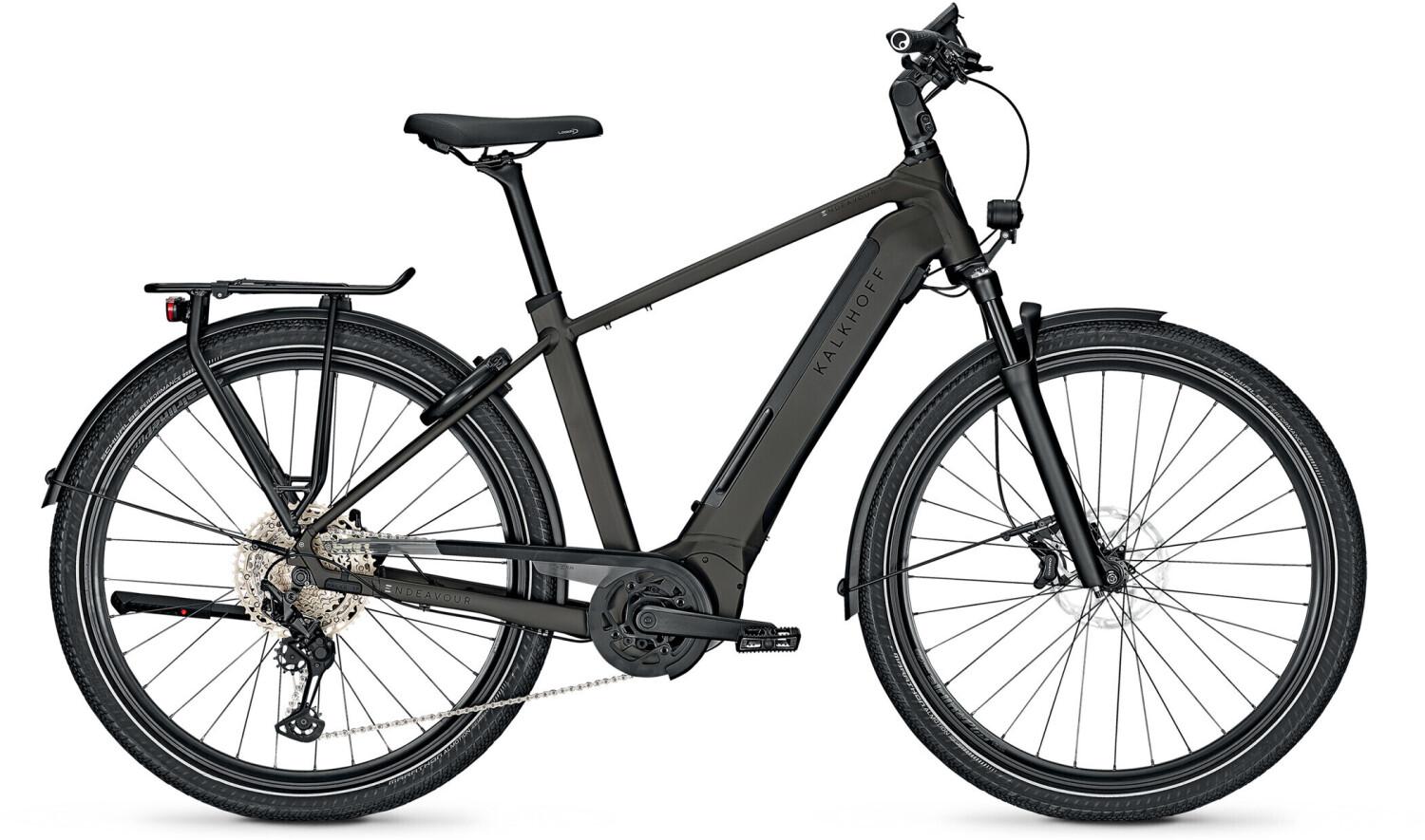 Kalkhoff ENDEAVOUR 5.B ADVANCE+ Diamant jetgrey matt, gebraucht, wenige KM, incl. ABUS Bordo Big Faltschloß 6000K/120 black