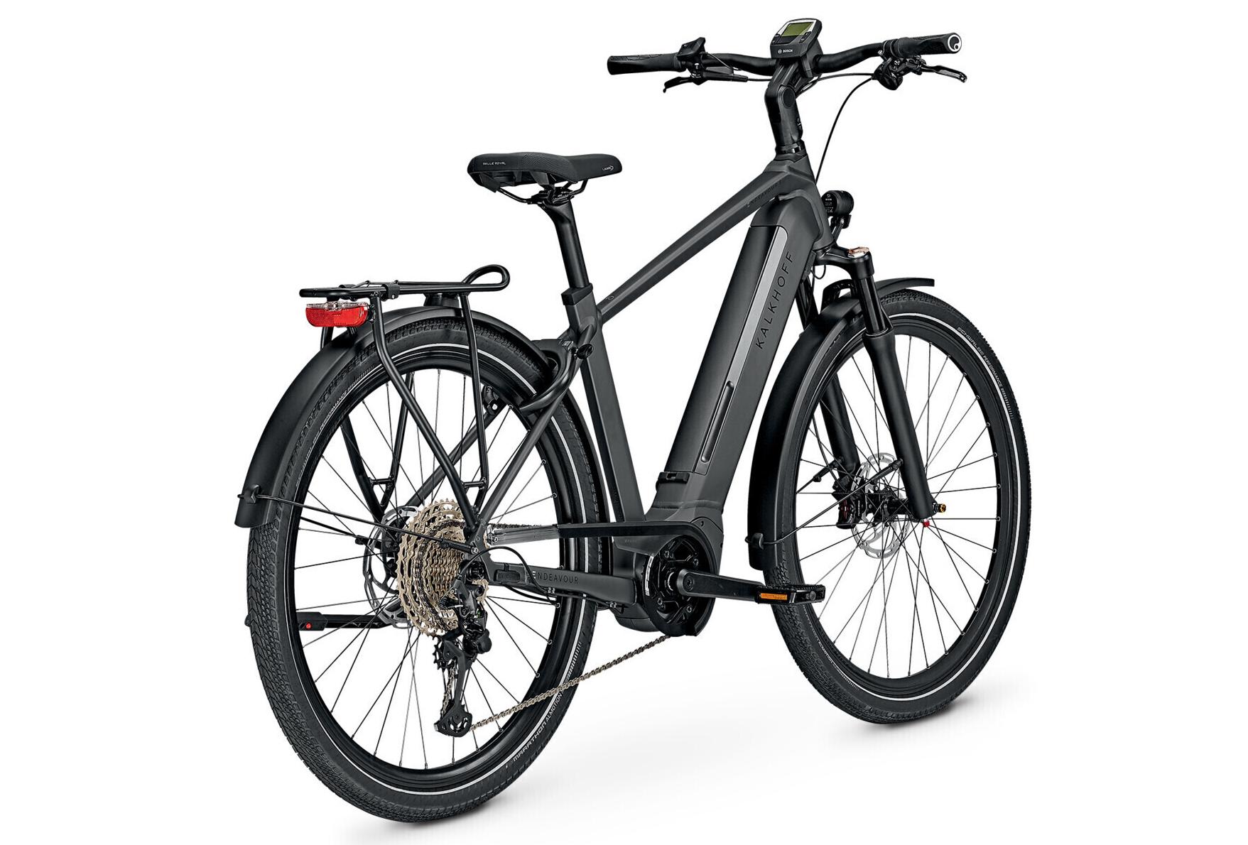 Kalkhoff ENDEAVOUR 5.B ADVANCE+ Diamant jetgrey matt, gebraucht, wenige KM, incl. ABUS Bordo Big Faltschloß 6000K/120 black
